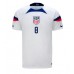 Camiseta Estados Unidos Weston McKennie #8 Primera Equipación Mundial 2022 manga corta